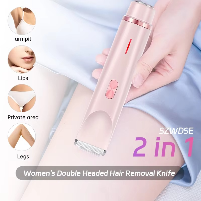 2 In 1 Women's Double Head Hair Remover - جهاز إزالة الشعر 2 في 1 للنساء برأسين