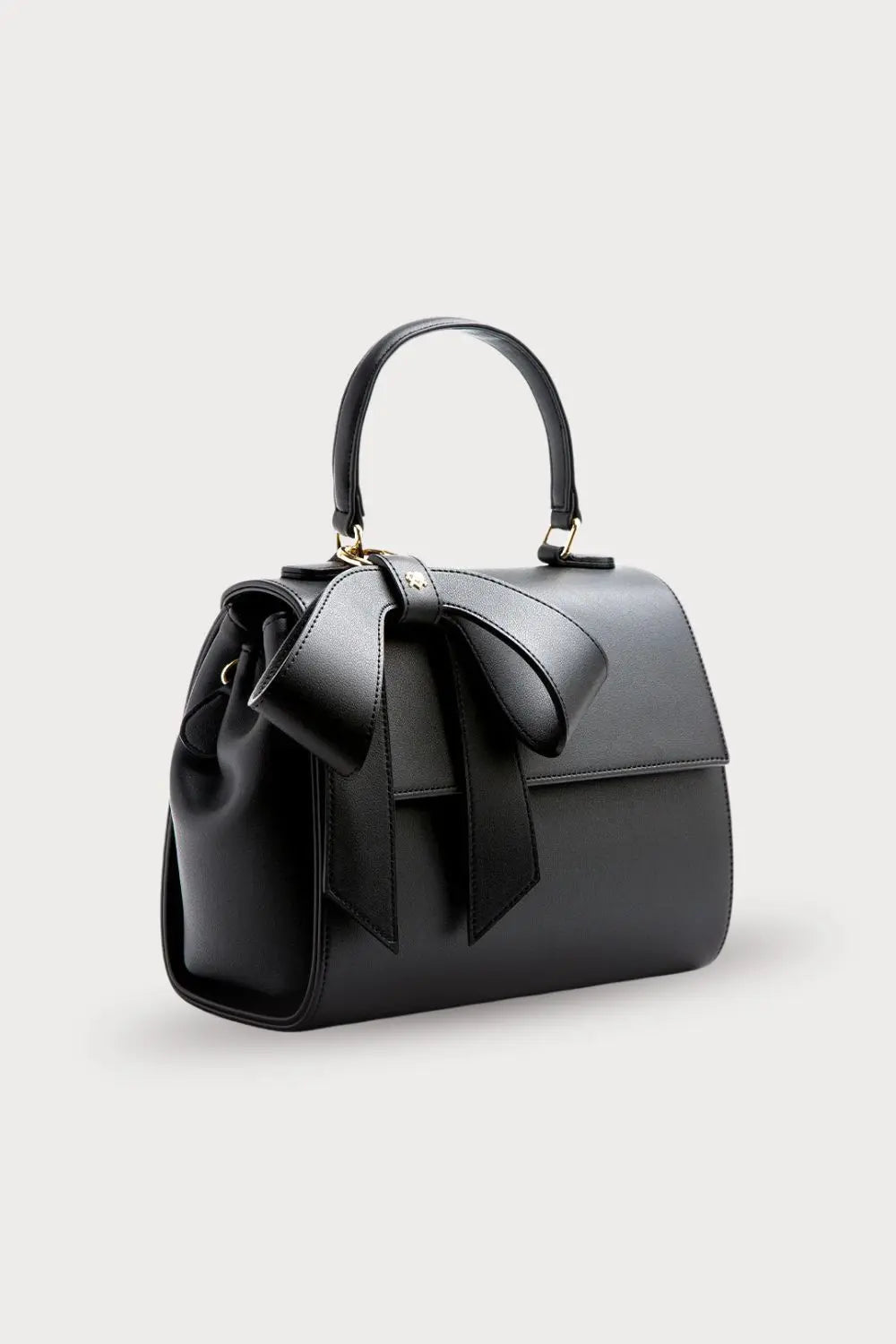Cottontail - Black Vegan Leather Bag- Winklip
