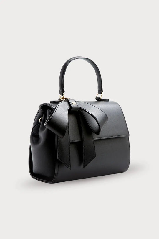 Cottontail - Black Vegan Leather Bag- Winklip