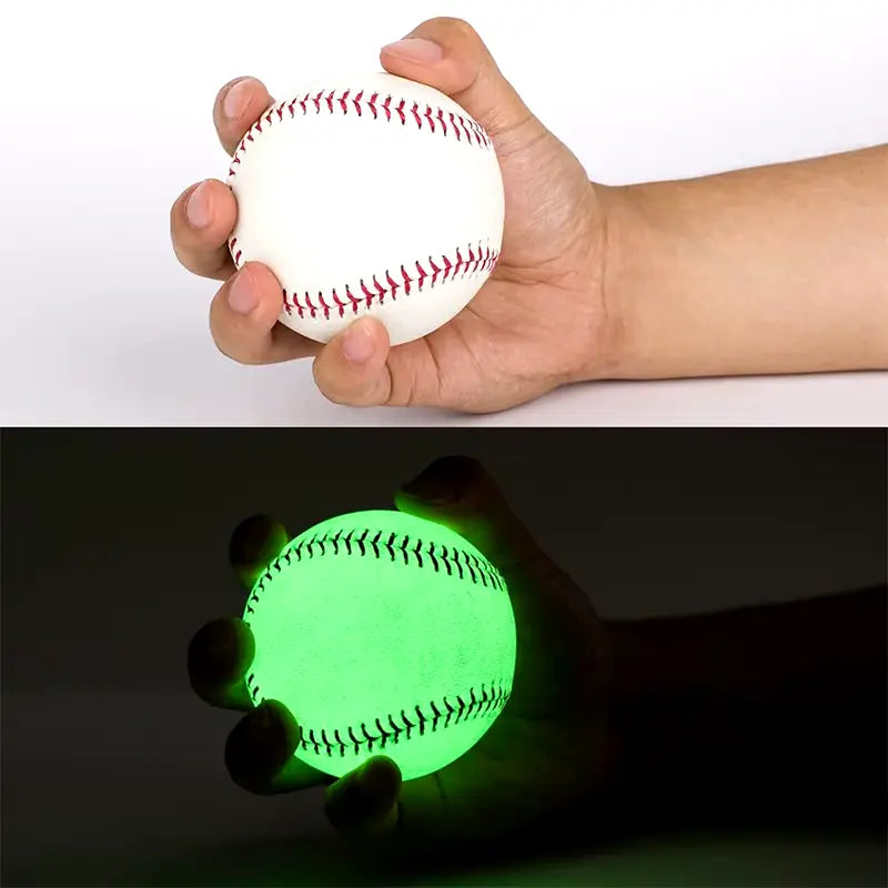 High Quality Noctilucent Baseball Glow in the Dark Noctilucent Baseball Luminous Ball Gifts for Night Pitching Hitting